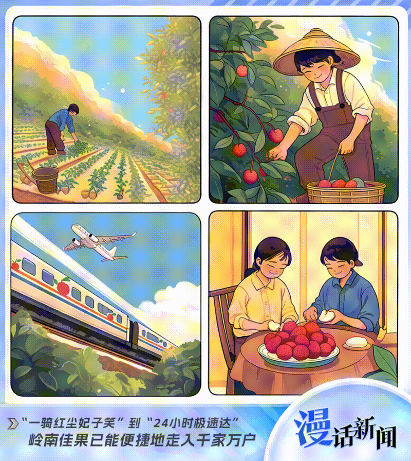荔枝走进千家万户，是技术革新的壮阔图景