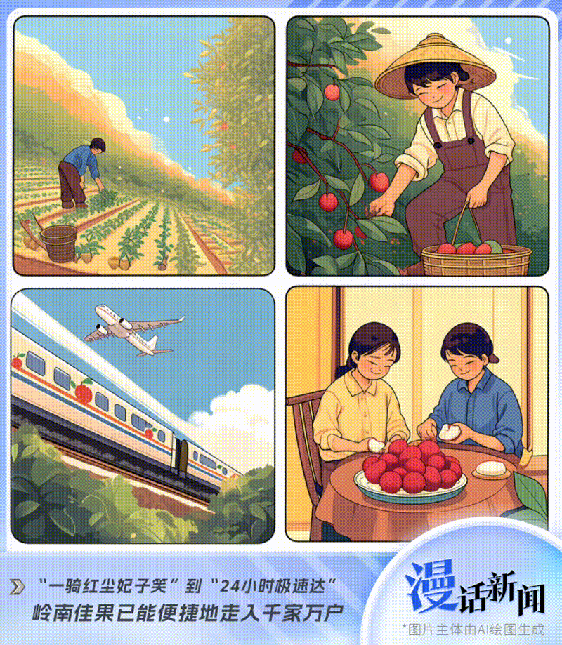 荔枝走进千家万户，是技术革新的壮阔图景