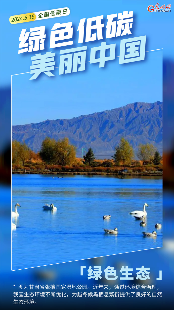 【海报】绿色低碳 美丽中国